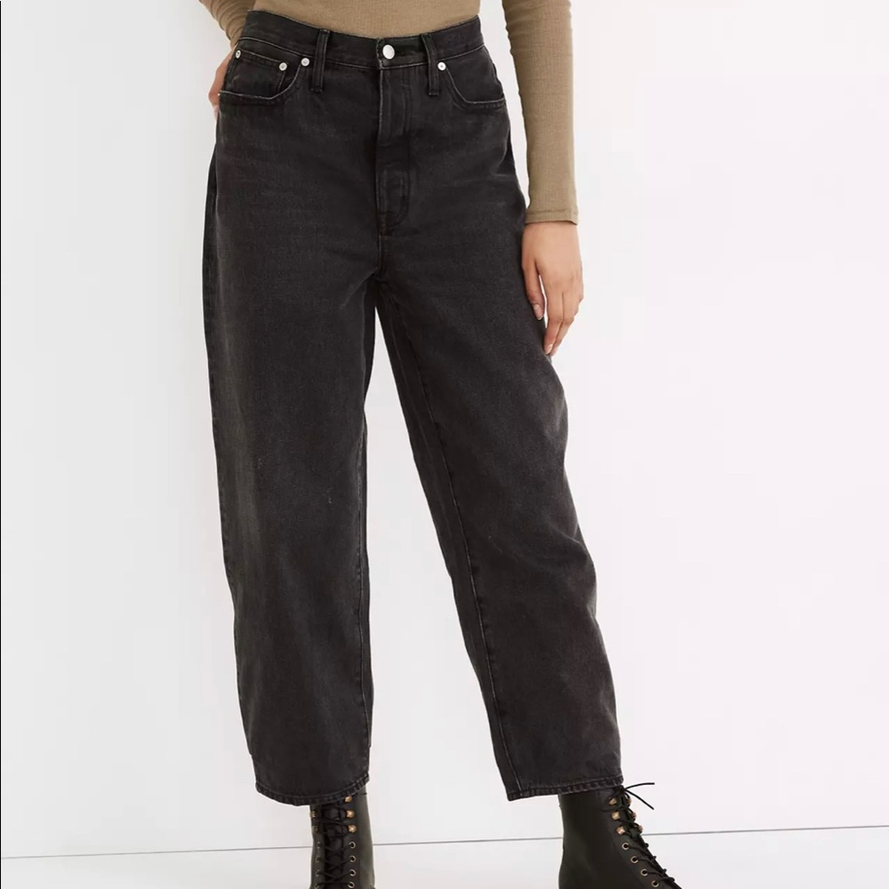 Madewell Balloon Jeans in Noll Wash, size 25